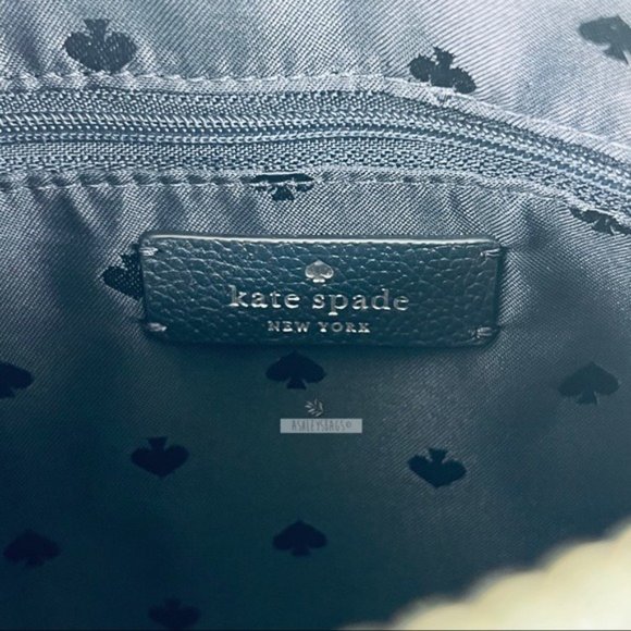 Kate Spade Denim Cherry Embroidered Rosie CrossbodyShoulder Bag & Coin Purse - Picture 9 of 11